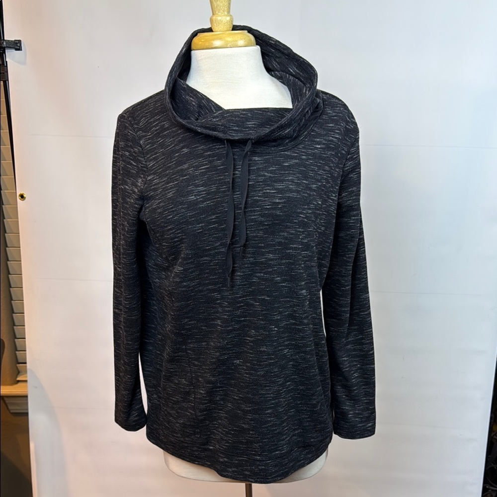 Eddie Bauer Black and Gray Women's Sweatshirt, , Small
